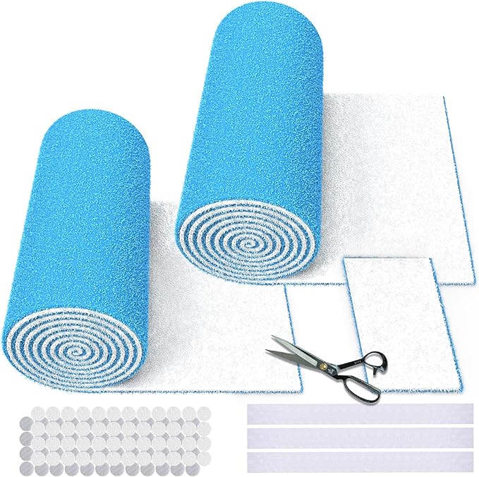 2PCS 12 x 120" Air Vent Filters, Cut-to-Size MERV 8 Filter Material, Triple by WAWINYAirVentFilters