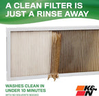 K&N 14X20X1 HVAC Furnace Air Filter, Lasts a Lifetime, Merv 13, the Last HVAC - Image 3