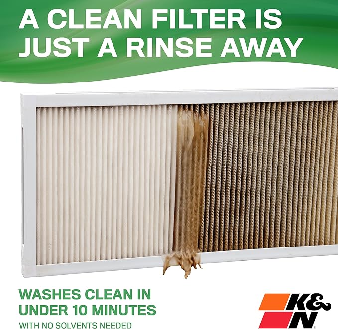 K&N 14X30X1 HVAC Furnace Air Filter, Lasts a Lifetime, Merv 13, the Last HVAC - Image 3