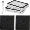 2Pack 86880 Exhaust Filters + 2Pack 81002 Sponge Motor Safety Filters Compatible by Tyhocent
