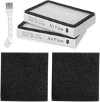 2Pack 86880 Exhaust Filters + 2Pack 81002 Sponge Motor Safety Filters Compatible by Tyhocent