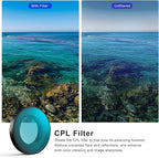 Haoge Filter Set for Insta360 GO Ultra, Includes CPL, and Screen Protector - Image 6