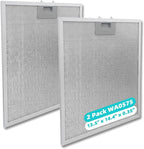 2 Pack WA0575 Range Hood Filters 13.5" x 14.4" x 0.35", 5-Layer Aluminum Mesh by SOLSTEL