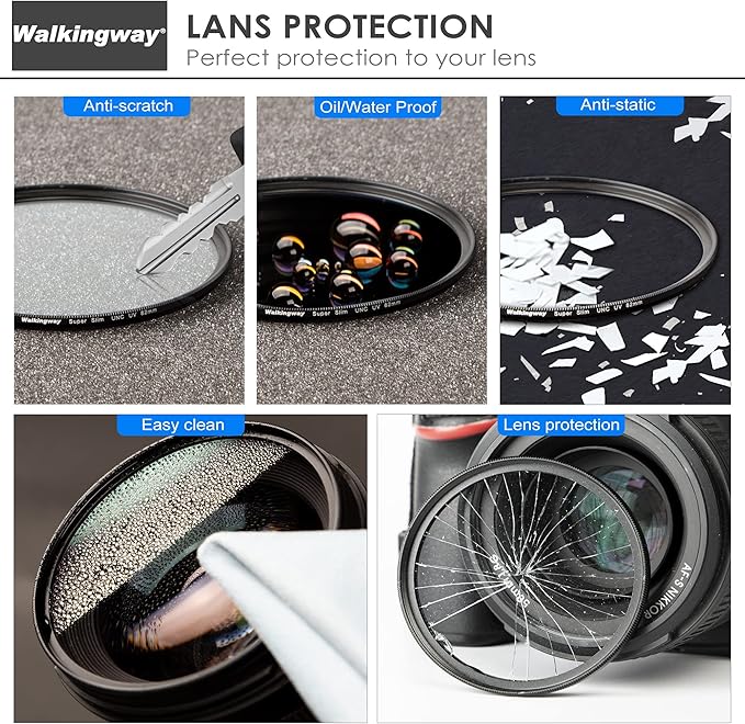 Walking Way 72mm MC UV Protection Filter 32 Layer Multi Coating Ultraviolet UV - Image 4