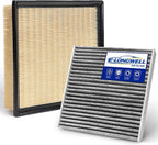 Cabin & Engine Air Filter Kit Fits 2024-2025 Tacoma L4 2.4L, Replacement by E-LONGWELL