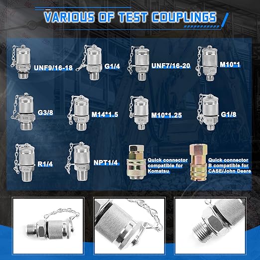 SINOCMP Hydraulic Pressure Test Kit - Image 3