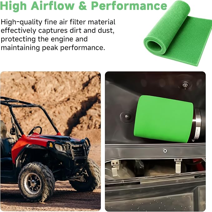 Washable Foam Filter Material for Uni Filter BF-1 BF1, 65-PPI Motorcycle Foam - Image 4