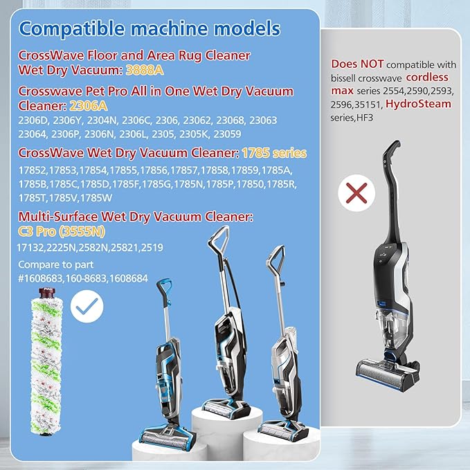 Brush Filter Replacement Compatible - Image 2