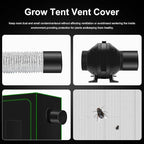 MELONFARM 4 inch Air Carbon Filter Smelliness Control - Image 3