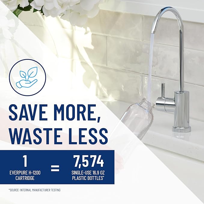 Pentair Everpure H-1200 Drinking Water System, NSF Certified to Reduce Lead & - Image 5