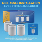 AquaBliss High Output Shower Filter Replacement Cartridge – Reduces Chemicals & - Image 2