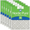 Nordic Pure 20x20x1 Pleated MERV 13 Air Filters 12 Pack by NordicPure