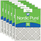 Nordic Pure 20x20x1 Pleated MERV 13 Air Filters 12 Pack by NordicPure