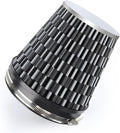 6" 152mm Cold Air Intake Filter Clamp-On Replacement High Flow Inlet Air Filter by DrivewithConfidence