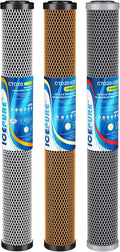 ICEPURE 20" x 2.5" Whole House Water Filter Replacement Combo Kit, Activated by ICEPURE