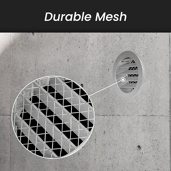 4" Gray Vent Cover - Image 3