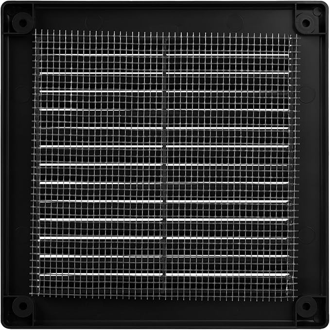 Vent Systems 6'' x 6'' Inch Black Soffit Vent Cover - Image 6