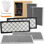 6-Pack HEPA Air Intake Filter & Upgrade Activated Carbon Cabin Air Filter Kit - Image 9