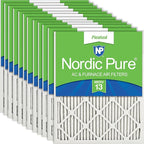 Nordic Pure 14x20x1 Pleated MERV 13 Air Filters 12 Pack by NordicPure