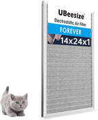 UBeesize 14x24x1 Reusable Electrostatic Air Filter HVAC AC Furnace Filter by UBeesize