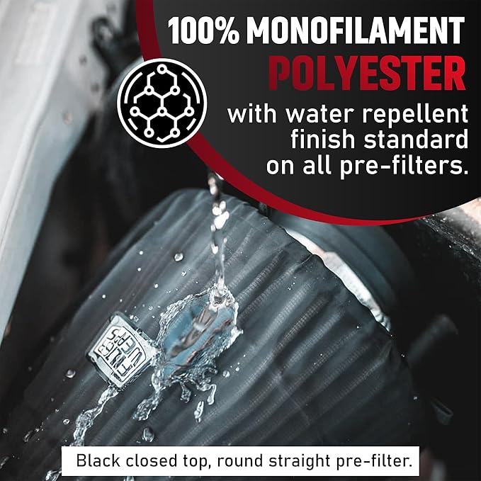 FILTERWEARS F154K Universal Water Repellent Cold Air Intake Pre-Filter - Image 6
