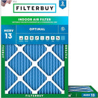 Filterbuy 19.88x21.5x1 Air Filter MERV 13 Optimal Smoke & Allergy Defense by Filterbuy