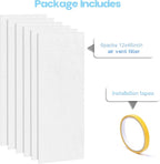 6 Packs Air Vent Filter 12x46inch Electrostatic Filter Media - Image 6