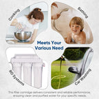 1 Micron 2.5" x 10" Whole House CTO Carbon Water Filter Cartridge Replacement - Image 7