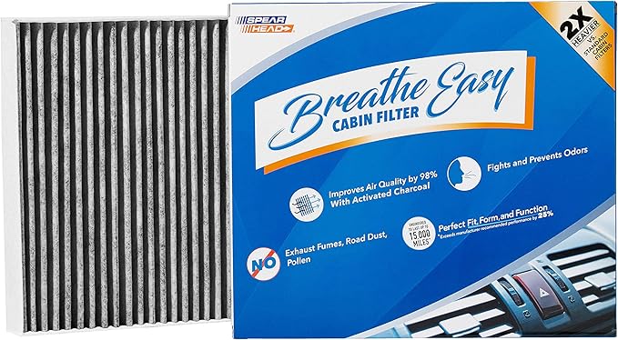 Spearhead Odor Defense Breathe Easy AC & Heater Cabin Filter | Fits 2016-2020 by SPEARHEAD