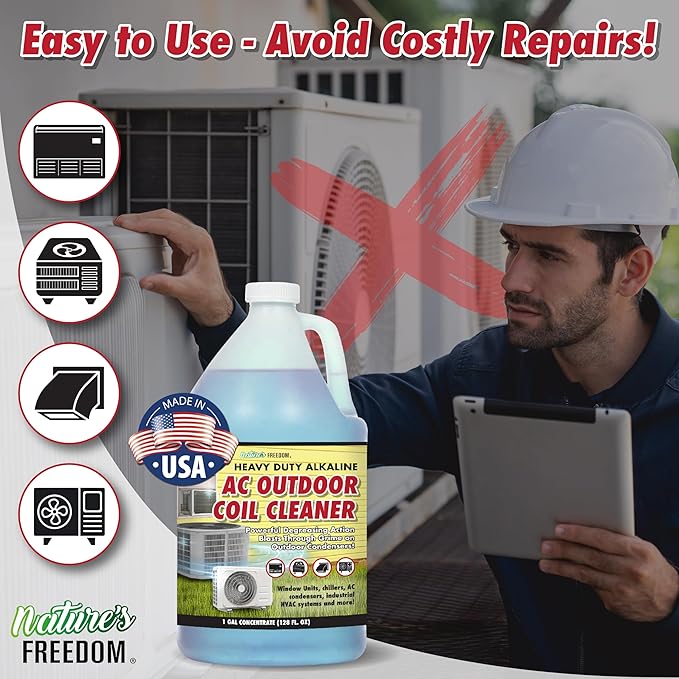 Nature's Freedom HVAC Coil Cleaner – Heavy Duty Alkaline Formula - Image 7