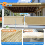 TANG Sun Shade Fabric Roll 8'x20' Shade Cloth - Image 4