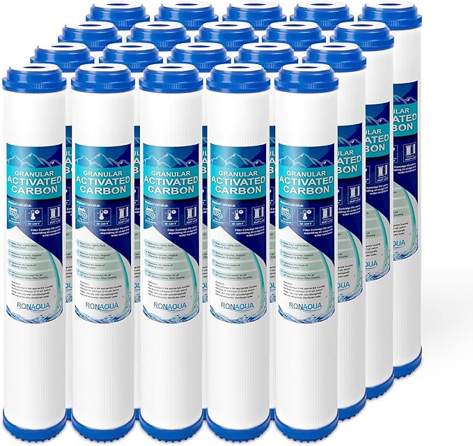 Standard Whole House Coconut Shell Granular Activated Carbon Water Filter 20” x by Ronaqua