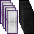 AER1 Filter 5 HEPA Filters + 10 Carbon Booster Filters Compatible by BRUVISH