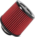 Cold Air Intake Filter High Performance Washable Filter Clamp-On Replacement by JIAYAN