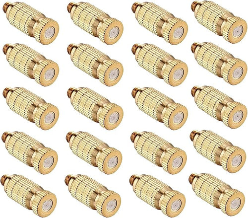 20pcs High Pressure Atomizer Nozzle Brass Misting Nozzles by wexecon