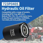 Log Splitter Hydraulic Oil Filter 723P0405 723-0405 120-818 6515541 Compatible - Image 2