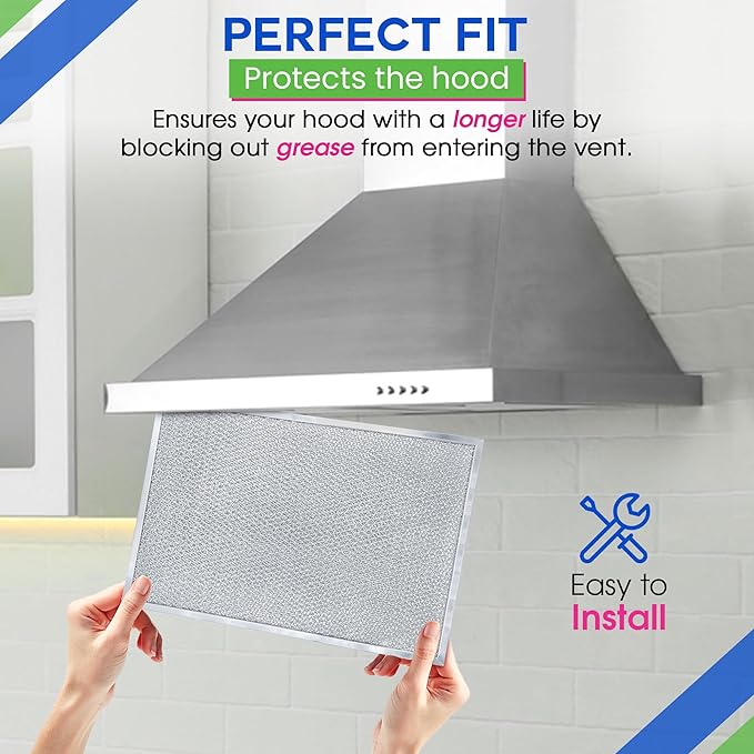 Bagean Stove Hood Vent Filter 11.8" x 17.35" BPS1FA36 Compatible - Image 5