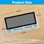6-Pack Black Magnetic Vent Covers 4.7x10.2 Inch - Image 2