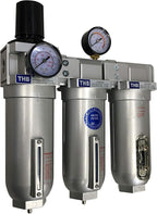 1" COMPRESSED AIR PARTICULATE FILTER WATER TRAP/PRESSURE REGULATOR/DESICCANT - Image 3