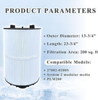 Pool Filter Compatible with 27002-0200S, System 2 Modular Media, 200 sq.ft Pool - Image 2