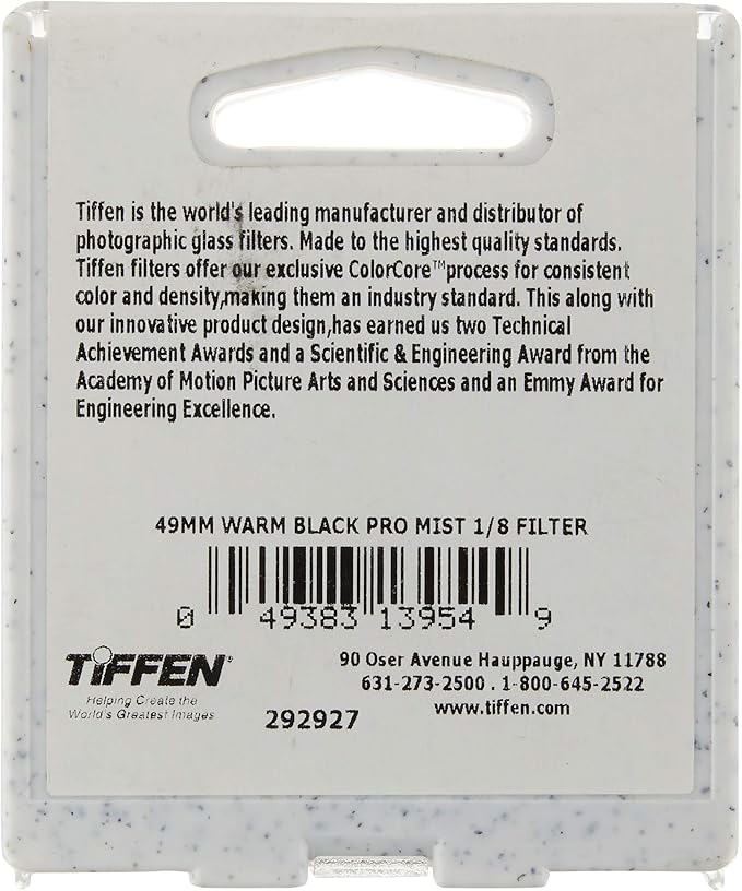 Tiffen 49WBPM18 49mm Warm Black Pro-Mist 1/8 Filter - Image 3