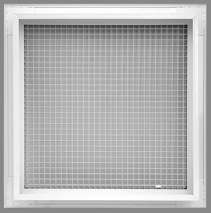16" x 16" Cube Core Eggcrate Return Air Filter Grille - Image 4