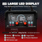 LTP8050 CNC | 80A Blowback Plasma Cutter, THC/ARC OK, LED Display & Front - Image 4