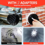 BLuesea Dryer Vent Cleaner Kit, 15-Piece Ultimate Dryer Cleaning Kit Include 50 - Image 3
