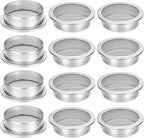 2-Inch Round Open Screen Vent, Mill Finish, 12 Pack by Unknown