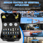 SINOCMP Hydraulic Pressure 3 Gauges Test Kit - Image 6