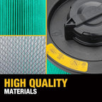 DEWALT Shop Vac Filters, DXVC6914 HEPA Cartridge Filter, Vacuum Filter - Image 5
