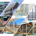 304 Stainless Steel Mesh Window Screen Roll, 47IN x 98.43FT Silver Metal Window - Image 7