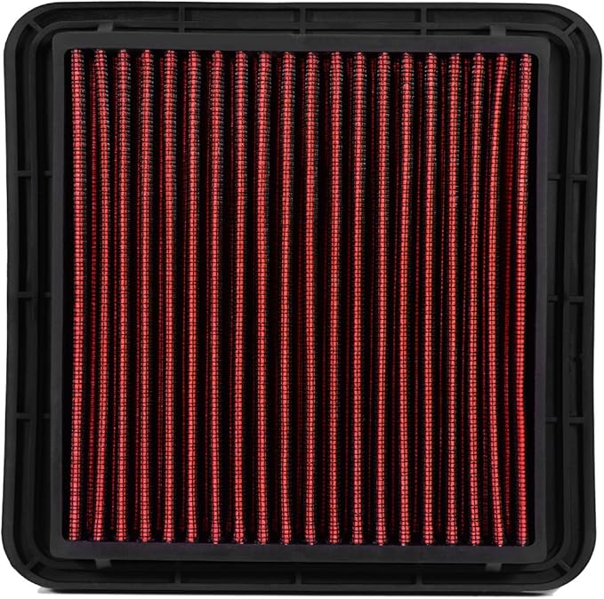 DNA Motoring AFPN-023-RD Clean Air Washable Drop In Panel Air Filter Enhance - Image 4