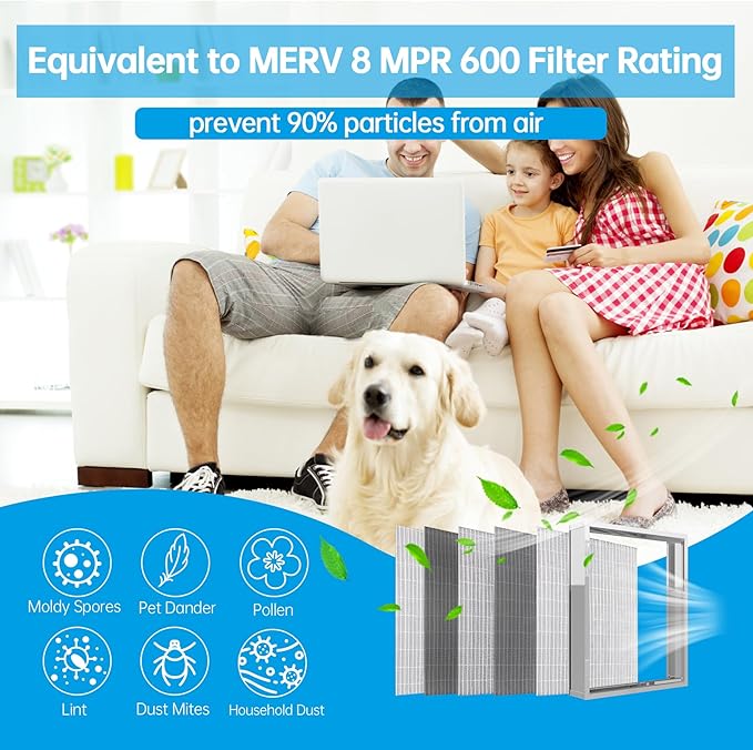 UBeesize 20x25x4 Air Filter HVAC AC Furnace Filter, Reusable Washable, Lasts a - Image 6